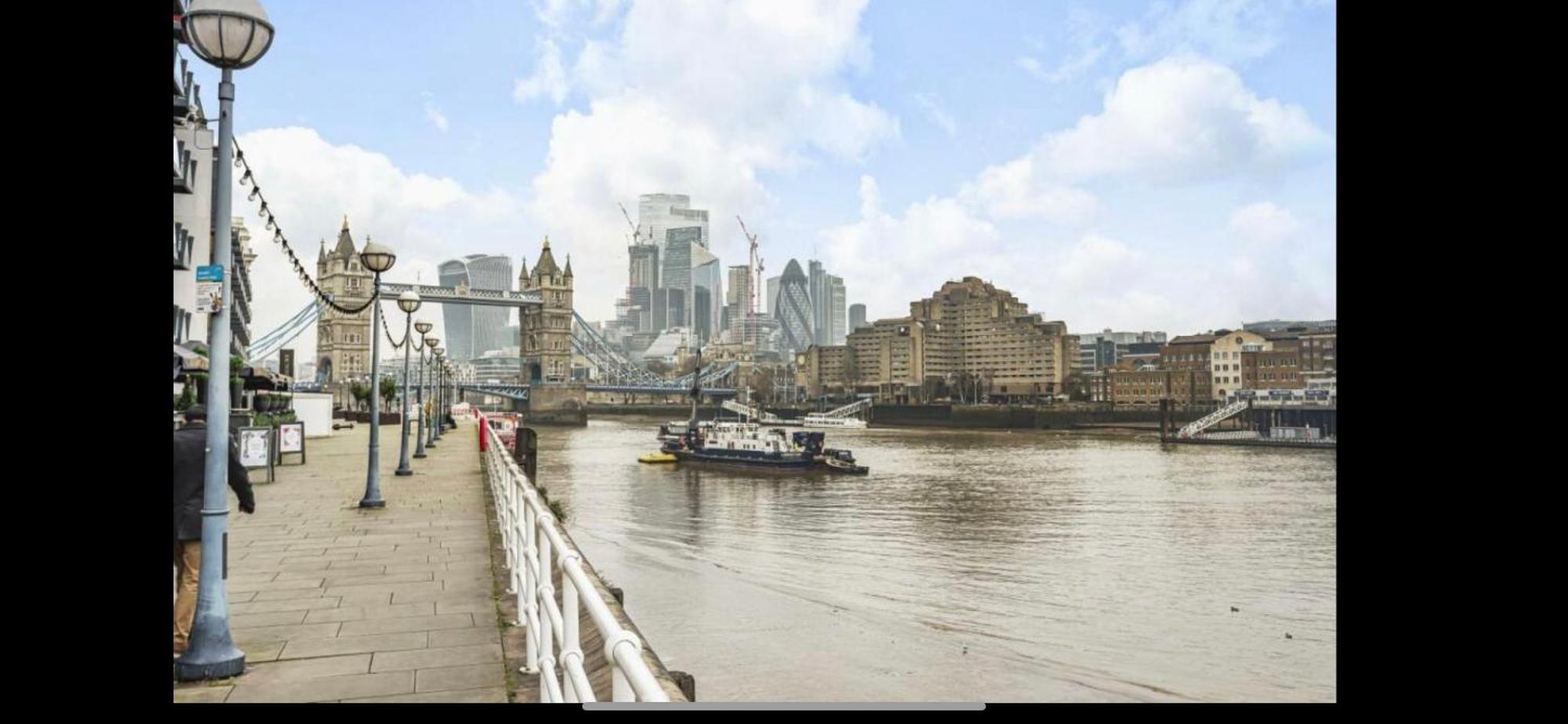 伦敦Tower Bridge, Boutique, Shad Thames Butlers Wharf Secure Parking , Balcony View Of Shard, Luxury With Van Parking Upto 4 Vans Ideal For Builders Shopfitters Secure Cctv公寓 外观 照片